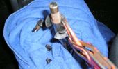 (17) Afbr�kning af sidste plastdel