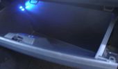 2 X Bl� XLazer dioder i hanskerummet!