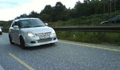 k�rte forbi den her swift idag.. p� nr.pladerammen stod der www.PimpMySwift.com .. som �benbart er en ny side der snart �bner?! :o