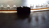 De hovedl�se dioder bl�ndes af med tape