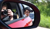 S�nnike er utilfreds med k� p� motorvejen.